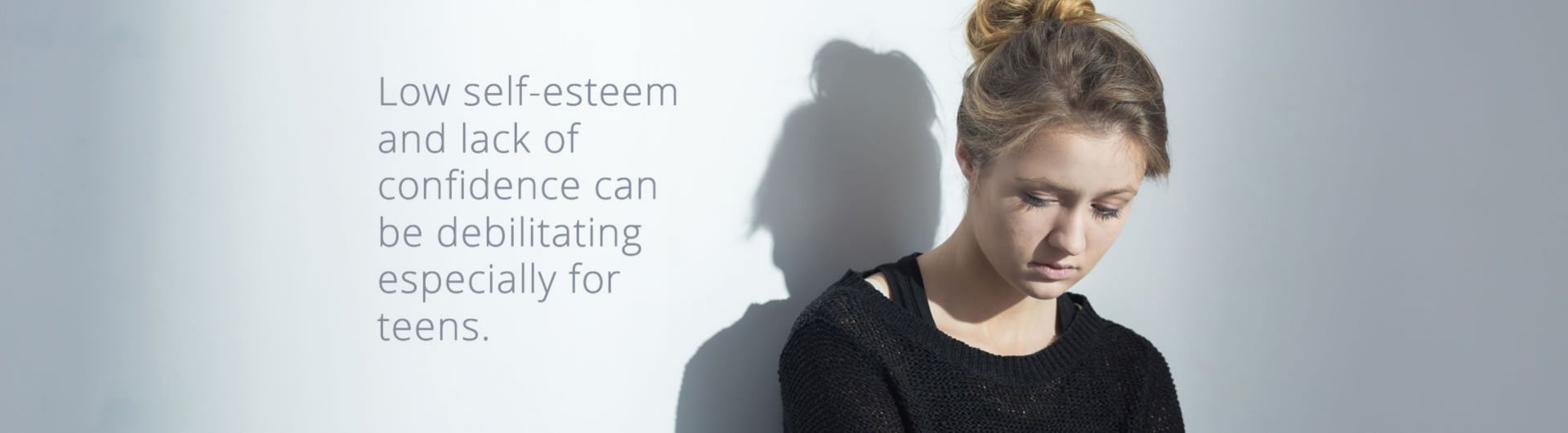 teenage girl with low self-esteem