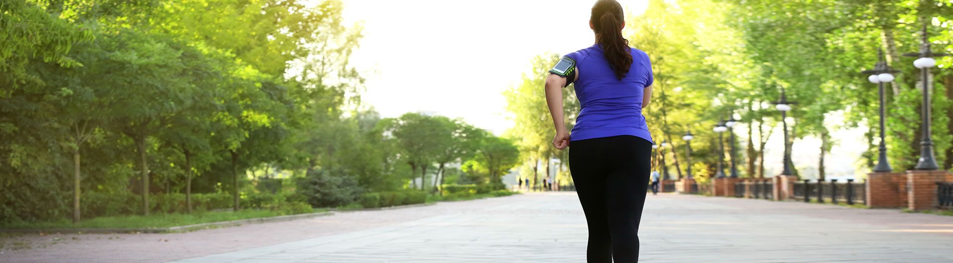 Young woman jogging